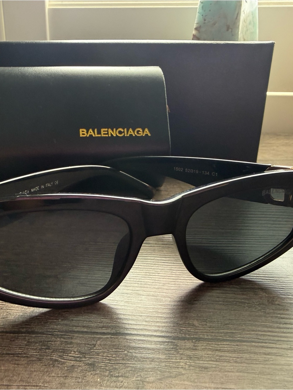 Balenciaga Black Sunglasses